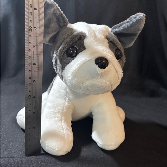 Cuddle and Calm Weighted Stuffed Frenchie Dog Plush Study Buddy - Picture 4 of 5